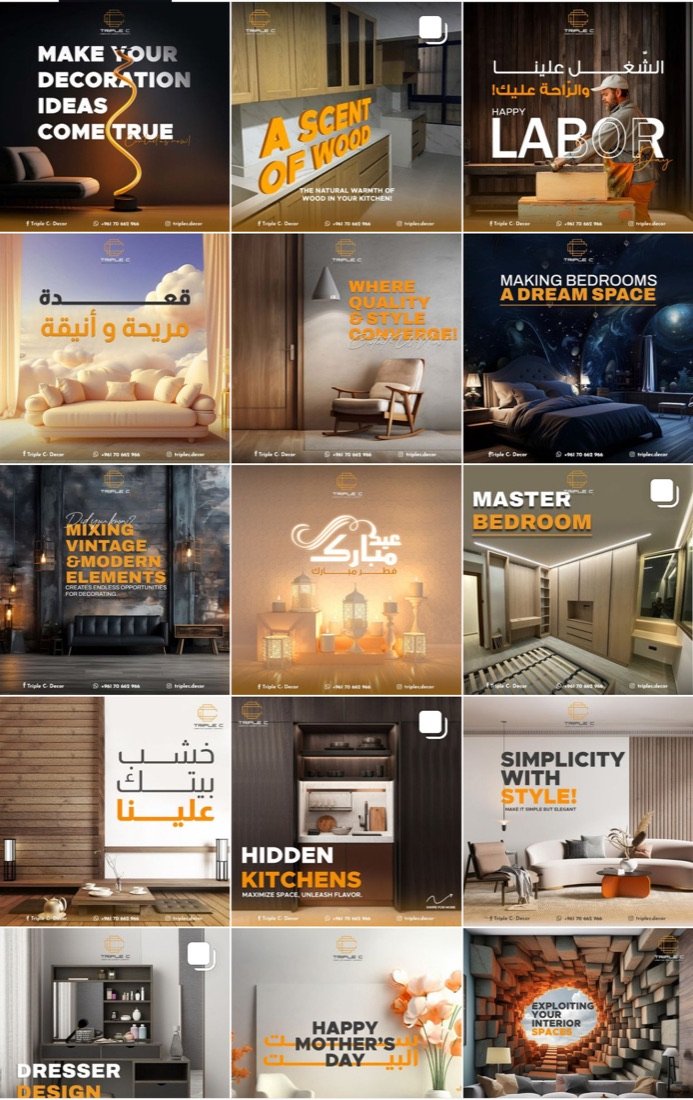Interiors — Social Media · Real Estate & Design by Cucdila